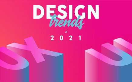 couleurs osées pour un webdesign 2021 coloré