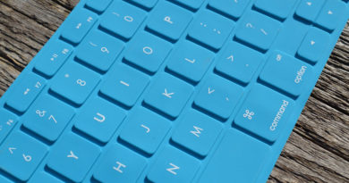 clavier sans fil bleu
