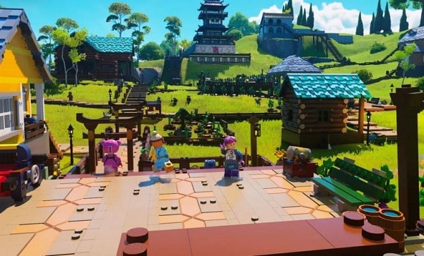 fortnite lego village construction