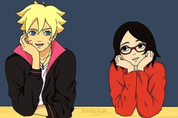 boruto uzumaki et sarada uchiha