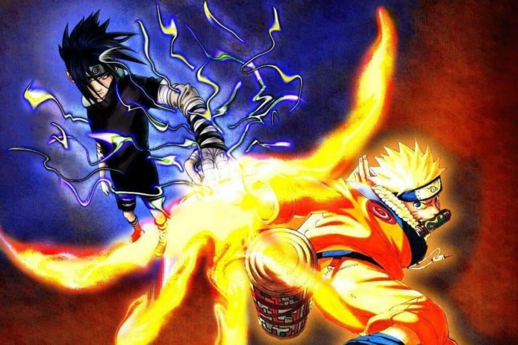 naruto vs sasuke combat