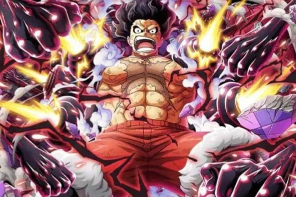 Gear 5 de Luffy face à Rob Lucci
