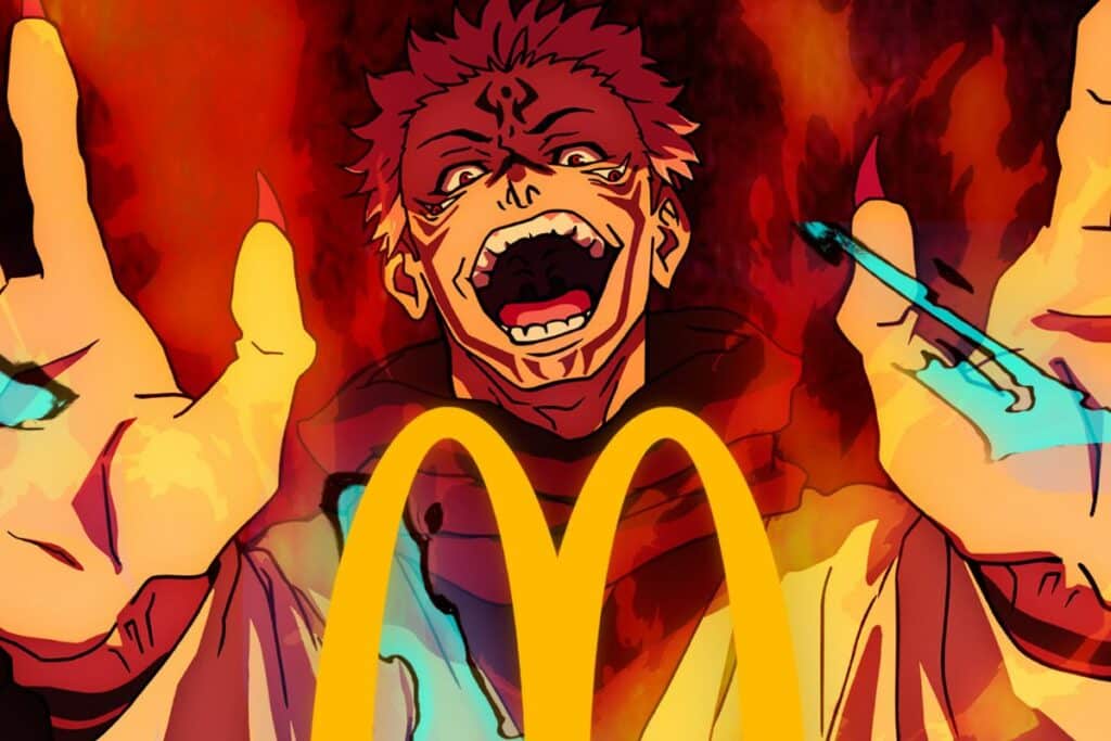 jujutsu kaisen x mcdonald's france