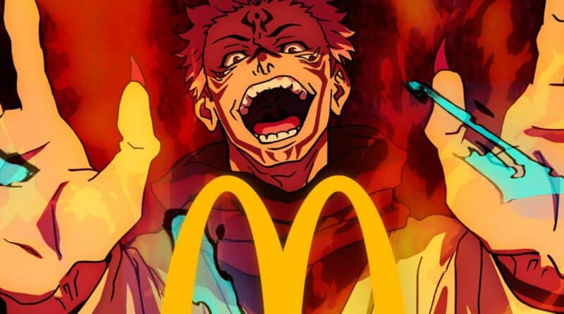 jujutsu kaisen x mcdonald's france