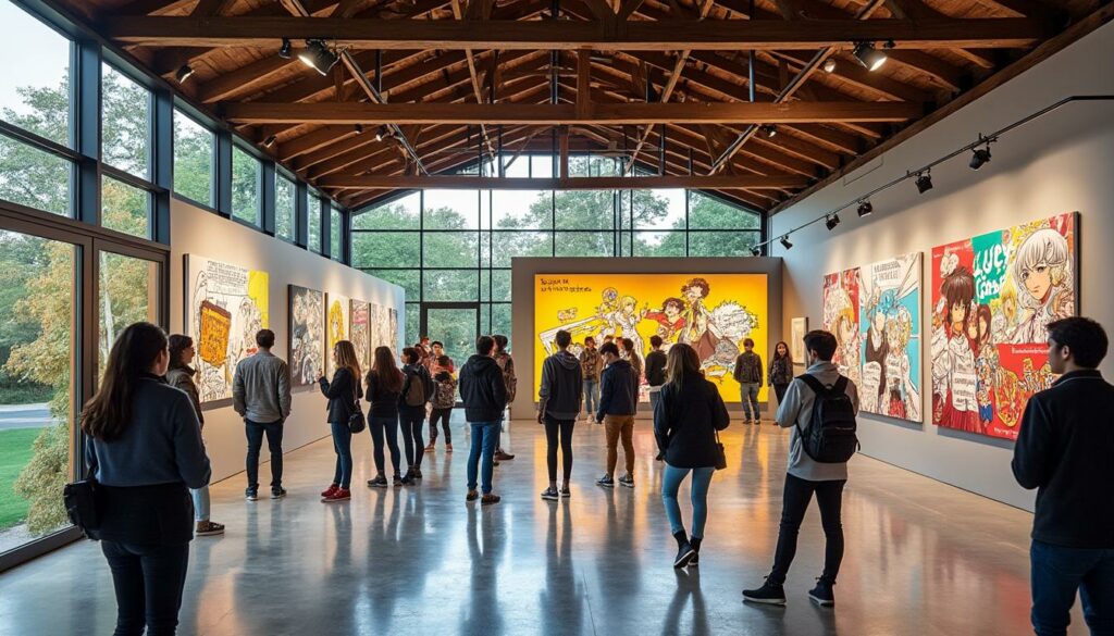 le ty poul à sarzeau devient une galerie dédiée au manga en exposant les créations originales de jeunes artistes locaux. découvrez une exposition unique mêlant passion du dessin et culture japonaise !