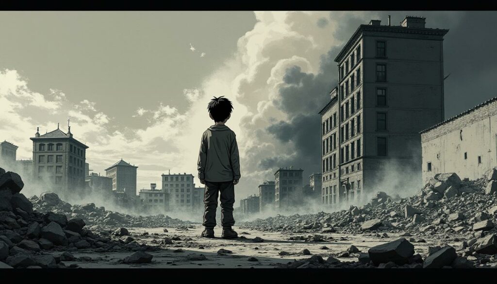 découvrez 'gen d’hiroshima', le manga puissant de keiji nakazawa qui plonge au cœur de la seconde guerre mondiale et de l’horreur de la bombe atomique à travers le regard d’un survivant.