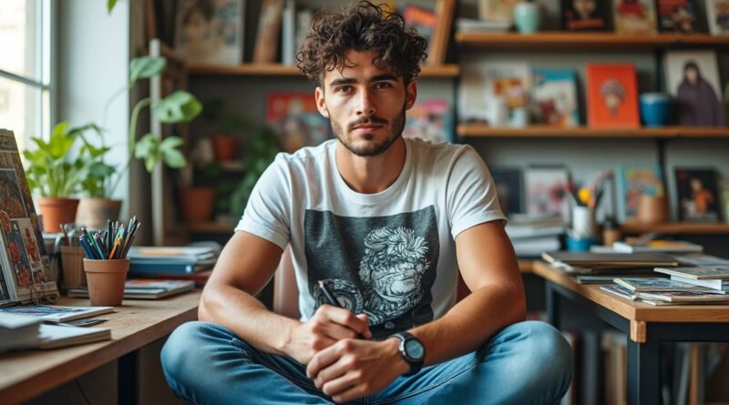 à 21 ans, noé flamanc de morlaix publie son premier manga intitulé « vivre sans manga, je ne peux pas », une œuvre passionnée qui célèbre l'amour pour cet art.