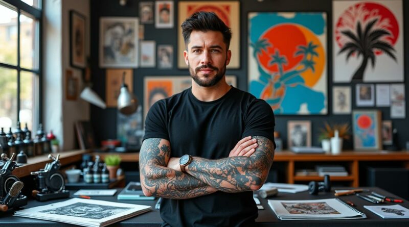 découvrez cédric, tatoueur près de caen, qui fait sensation avec la sortie de son premier manga acclamé par ses fans. un talent unique mêlant art du tatouage et bande dessinée.