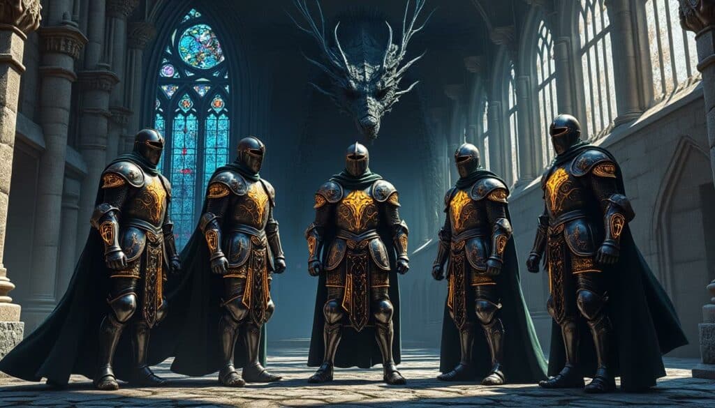 découvrez comment le moyen âge est réinventé à travers les chevaliers de la table ronde jusqu'aux héros modernes de la bande dessinée et du manga, mêlant histoire et culture populaire.