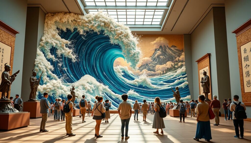 découvrez comment la tsunami manga traverse les générations au musée guimet, offrant une plongée intergénérationnelle unique dans l'univers fascinant du manga.
