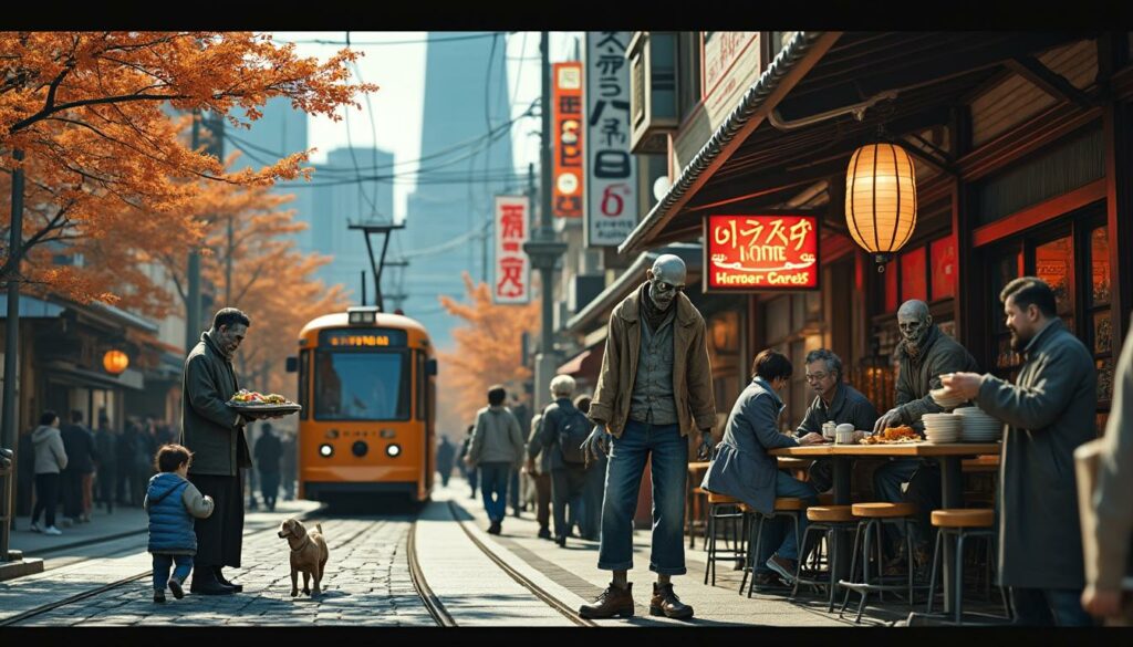 découvrez le nouveau manga captivant de kentarô okamoto, 'quand humains et zombies cohabitent', une plongée fascinante dans un monde où deux espèces s'affrontent et cohabitent. disponible dès le 3 décembre 2025.