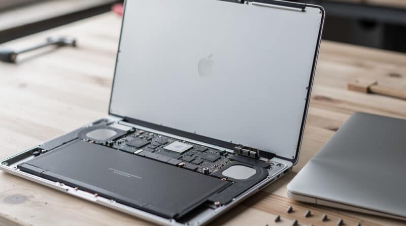 mac book air en réparation